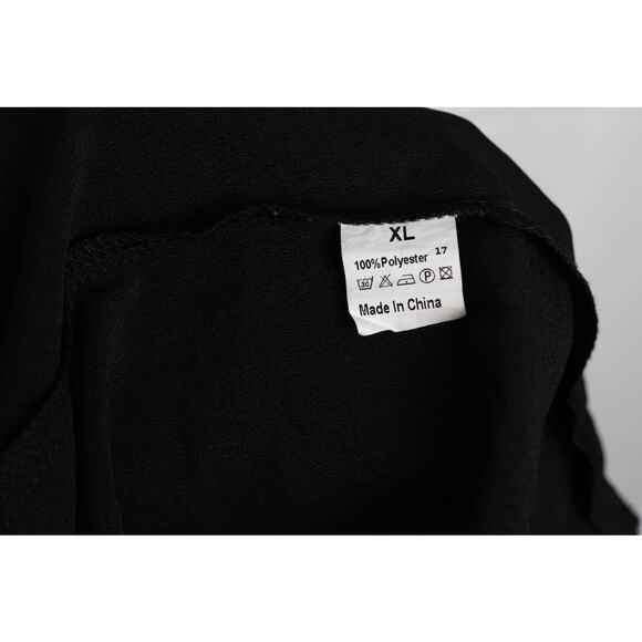 Women's Size XL Jumper Sleeveless Elastic Waist Black - Picture 6 of 6